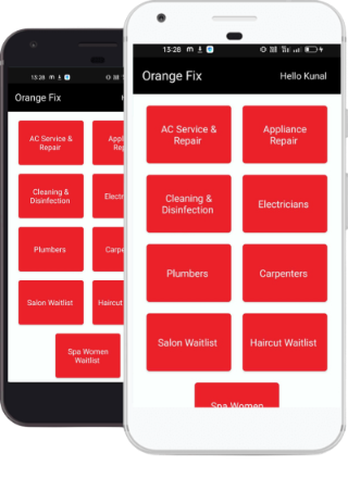 OrangeFix app